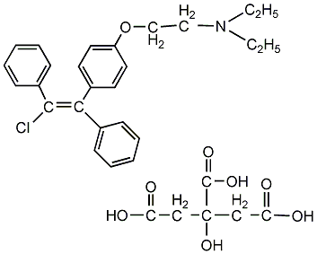 Clomiphene Citrate Structural Formula