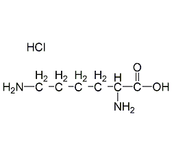 DL-lysine hydrochloride structural formula
