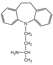 Desipramine structural formula