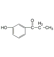 4'-hydroxypropiophenone structural formula