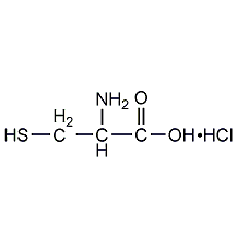 Cysteine ​​hydrochloride structural formula