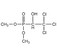 Trichlorfon structural formula
